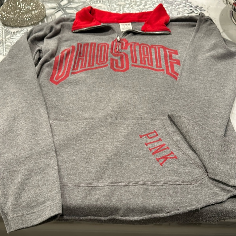 Pink Victorias Secret Ohio State Top